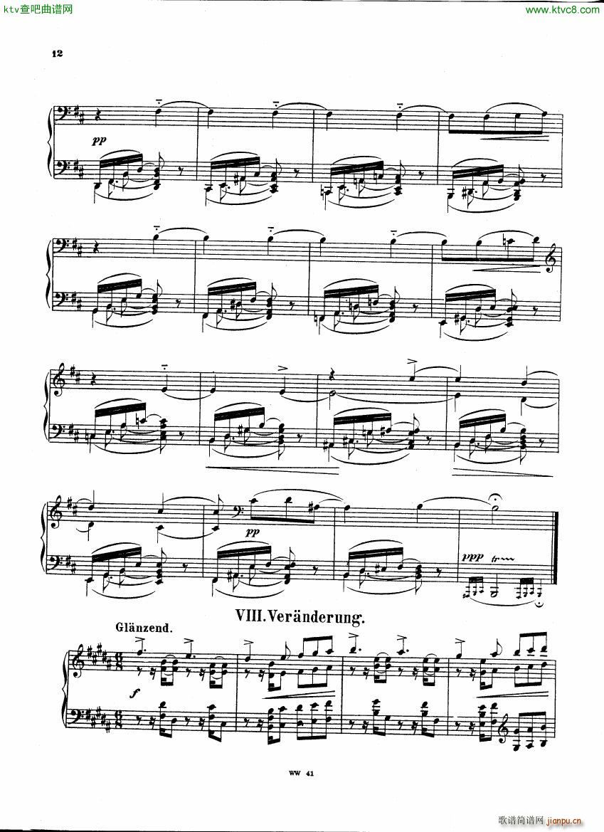 Herzogenberg 8 Variations op 1 3()11