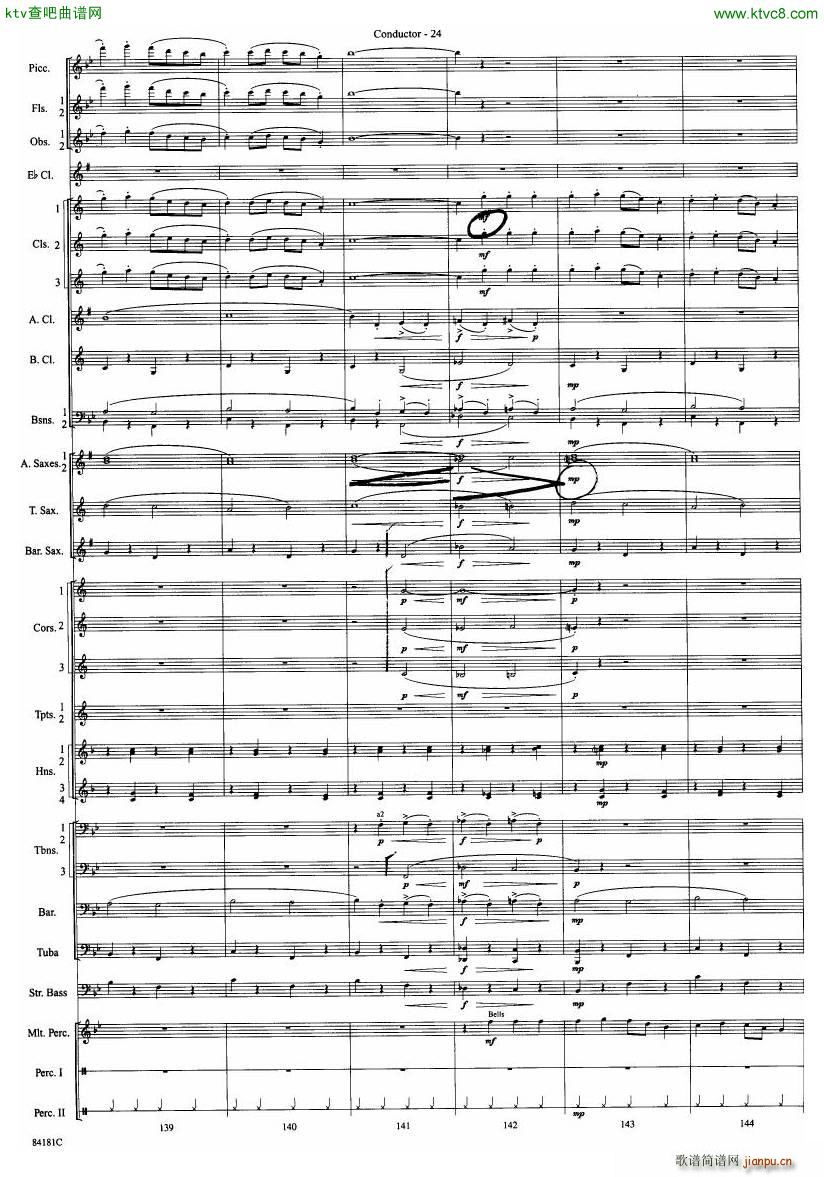 Anderson Sleigh Ride full score()25