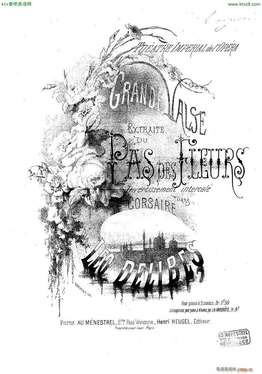 Delibes Grande valse du Pas des fleurs()1