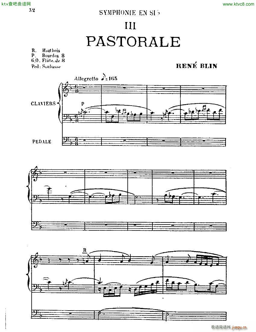 Blin Rene Symphonie mvt 3 solo organ()1