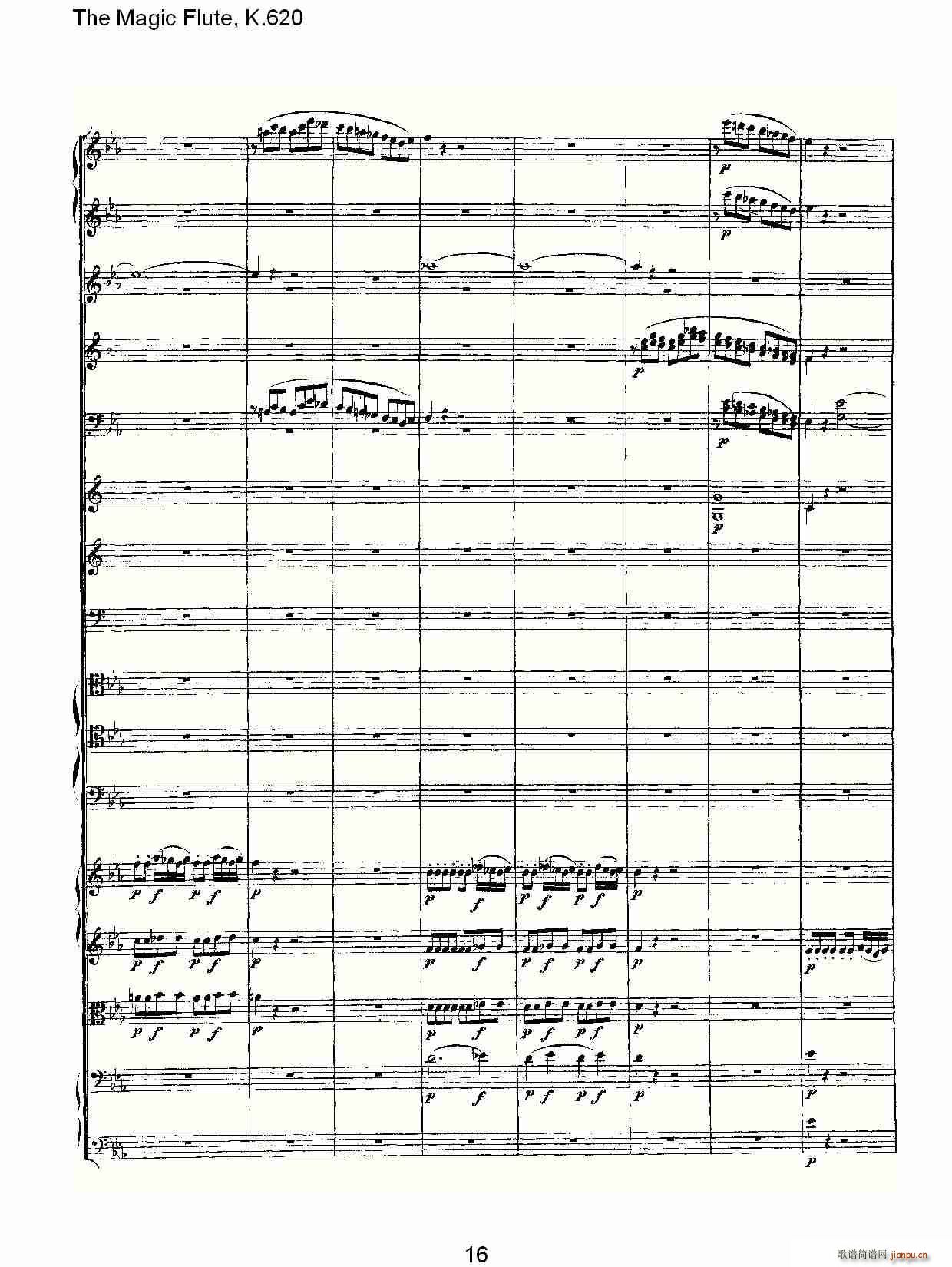 The Magic Flute, K.620(ʮּ)16