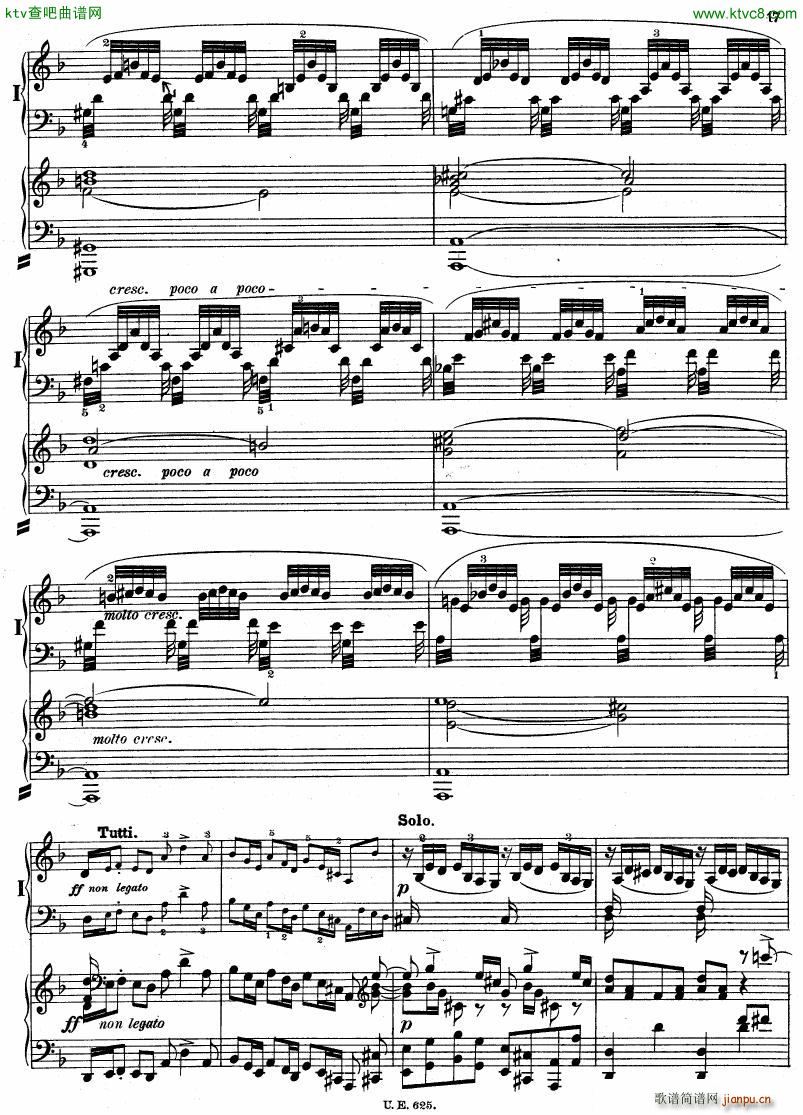 Bach JS BWV 1052 Keyboard Concerto in d ed R ntgen()18