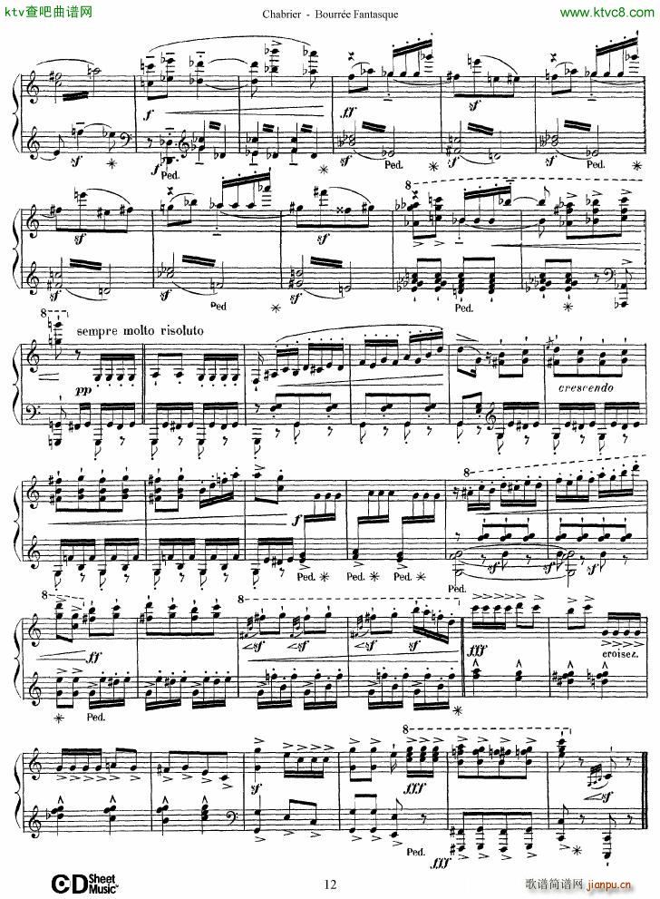 Chabrier Bourre Fantasque()12