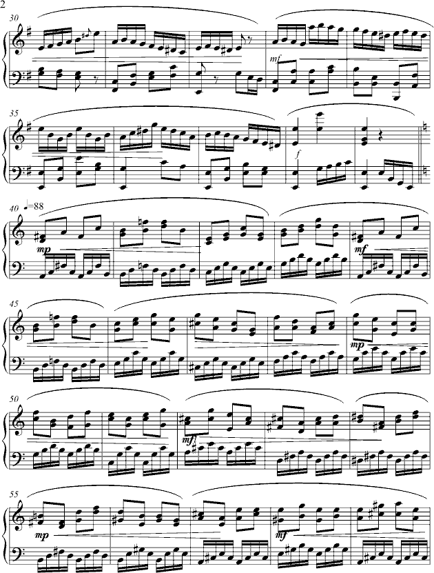 e小调练习曲