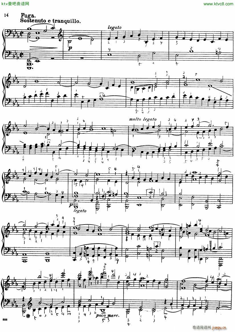 Bach JS BWV 552 Prelude and Fugue in Eb arr Busoni()14