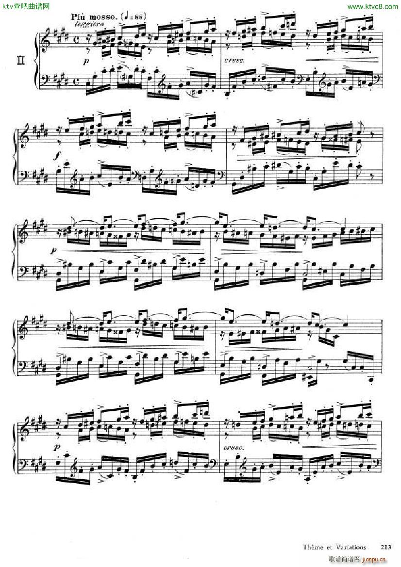 Faur Theme et variations opus 73()3