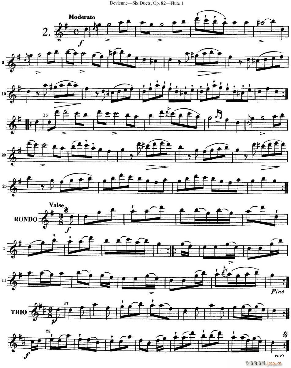 άѶСOp 82 Flute 1 NO 2 ()1