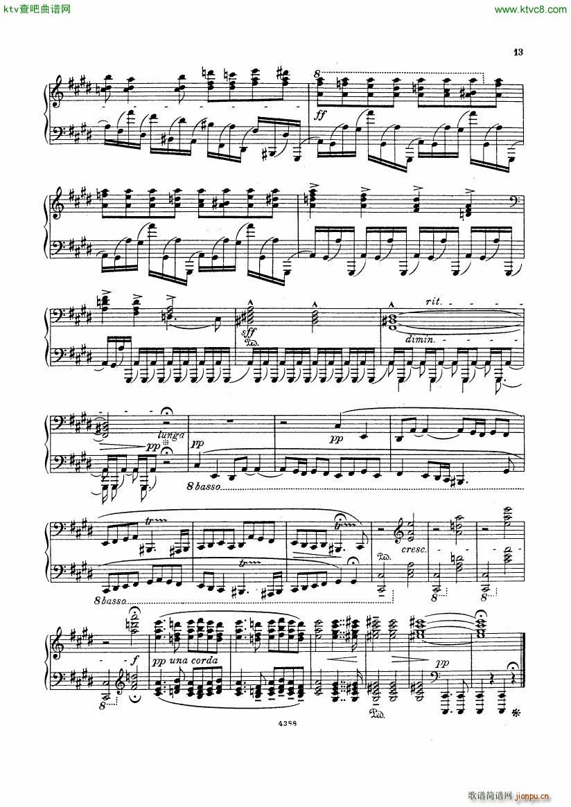 Bortkiewicz Op29 12 Etudes Nouvelles Book 1()12