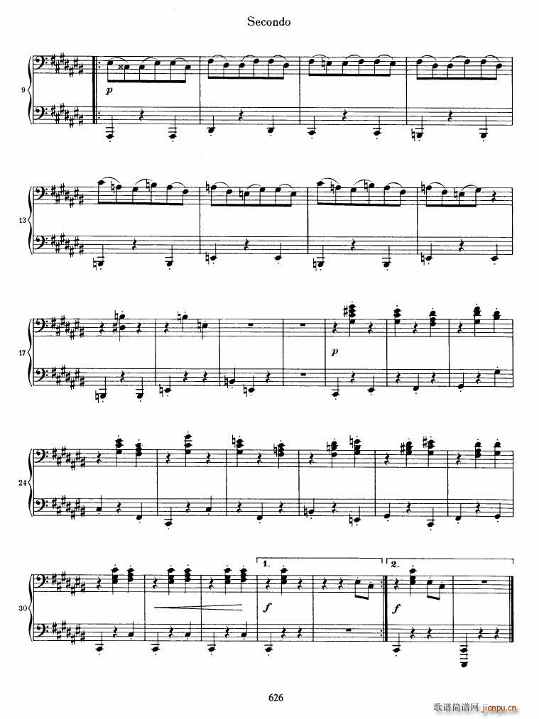 Brahms op 39 Waltzes()8