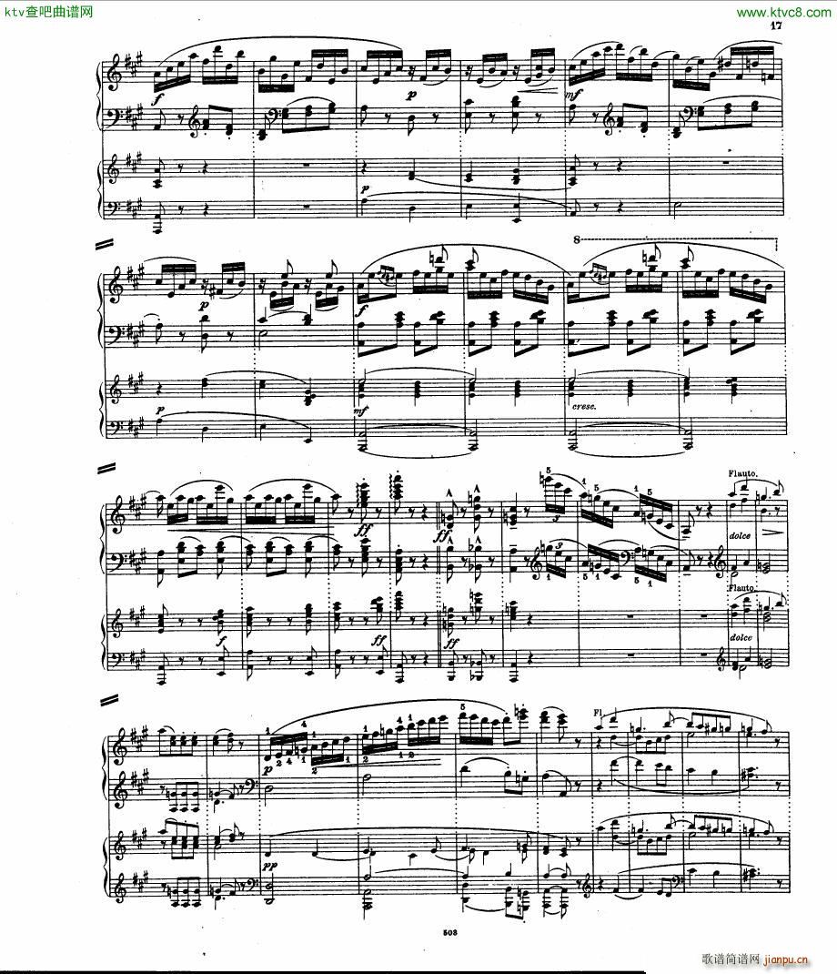 Hummel op 56 Rondo brillant pno orch()16