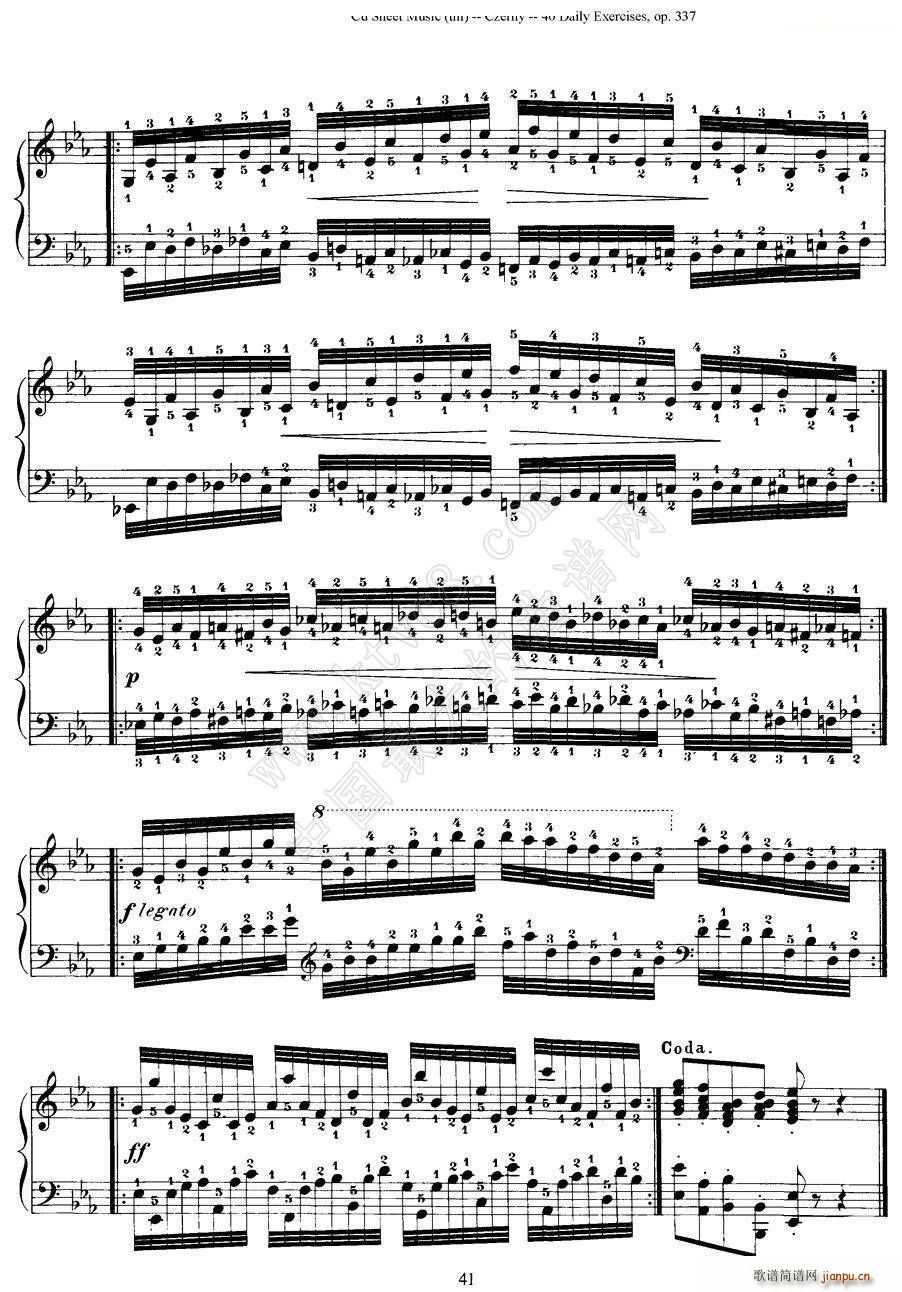 Czerny 40 Daily Exerci Op 337 31 35 40ճѵ()6