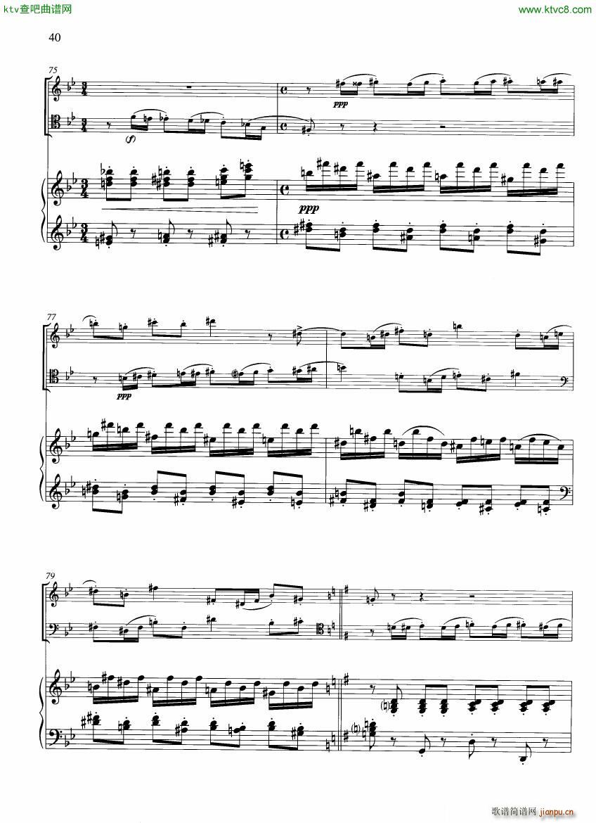 Francaix Trio for oboe bassoon and piano ()13