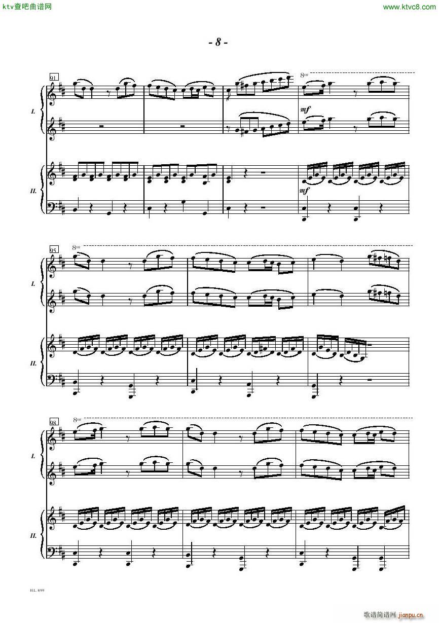 Diabelli Sonata Op33 For Two Pianos()8