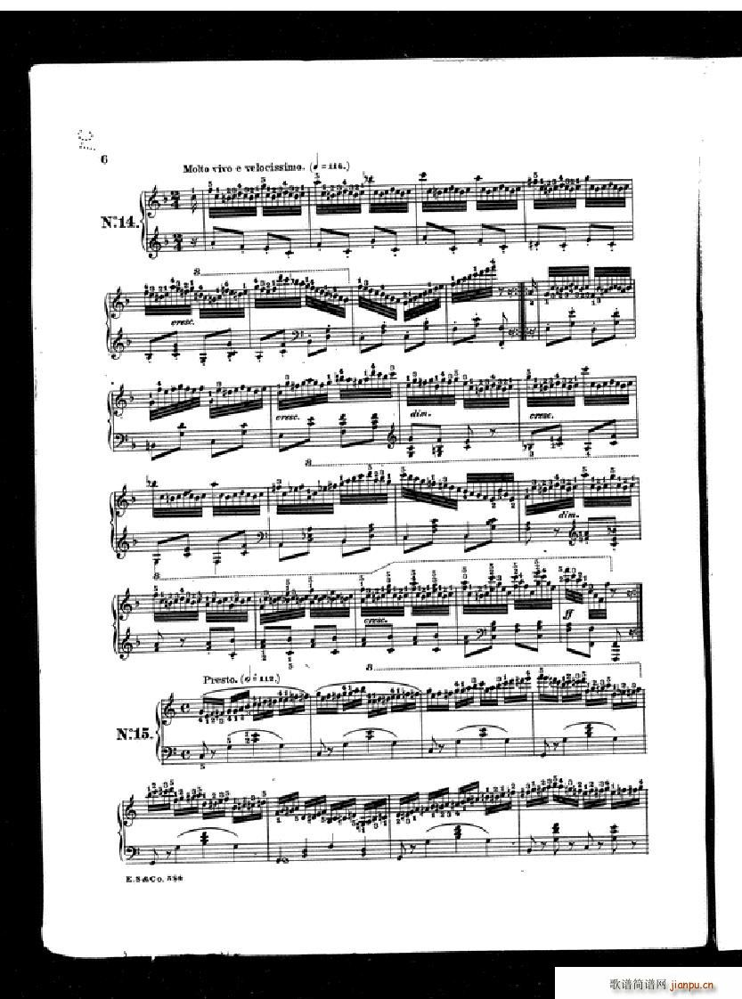 Czerny School of Velocity book 2 Op 299()5