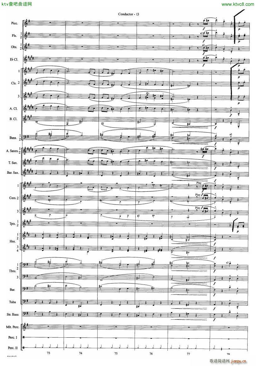 Anderson Sleigh Ride full score()14