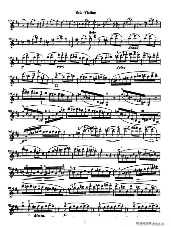 Konzert fur Violine(С)16