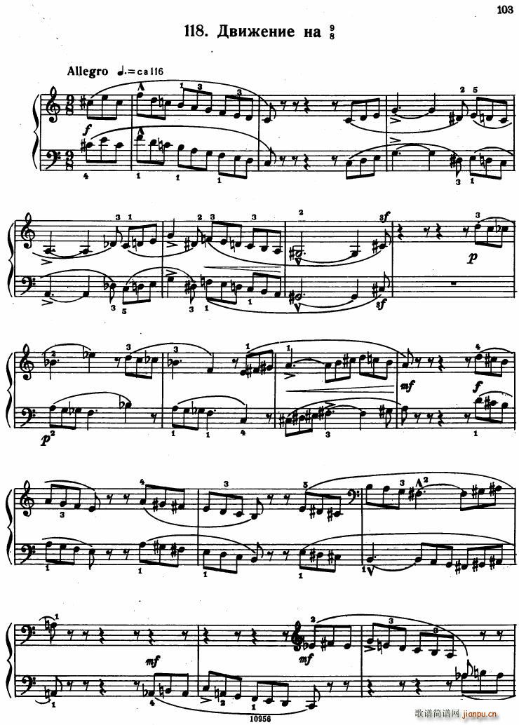 Bartok SZ 107 Mikrokosmos for Piano 97 121()28
