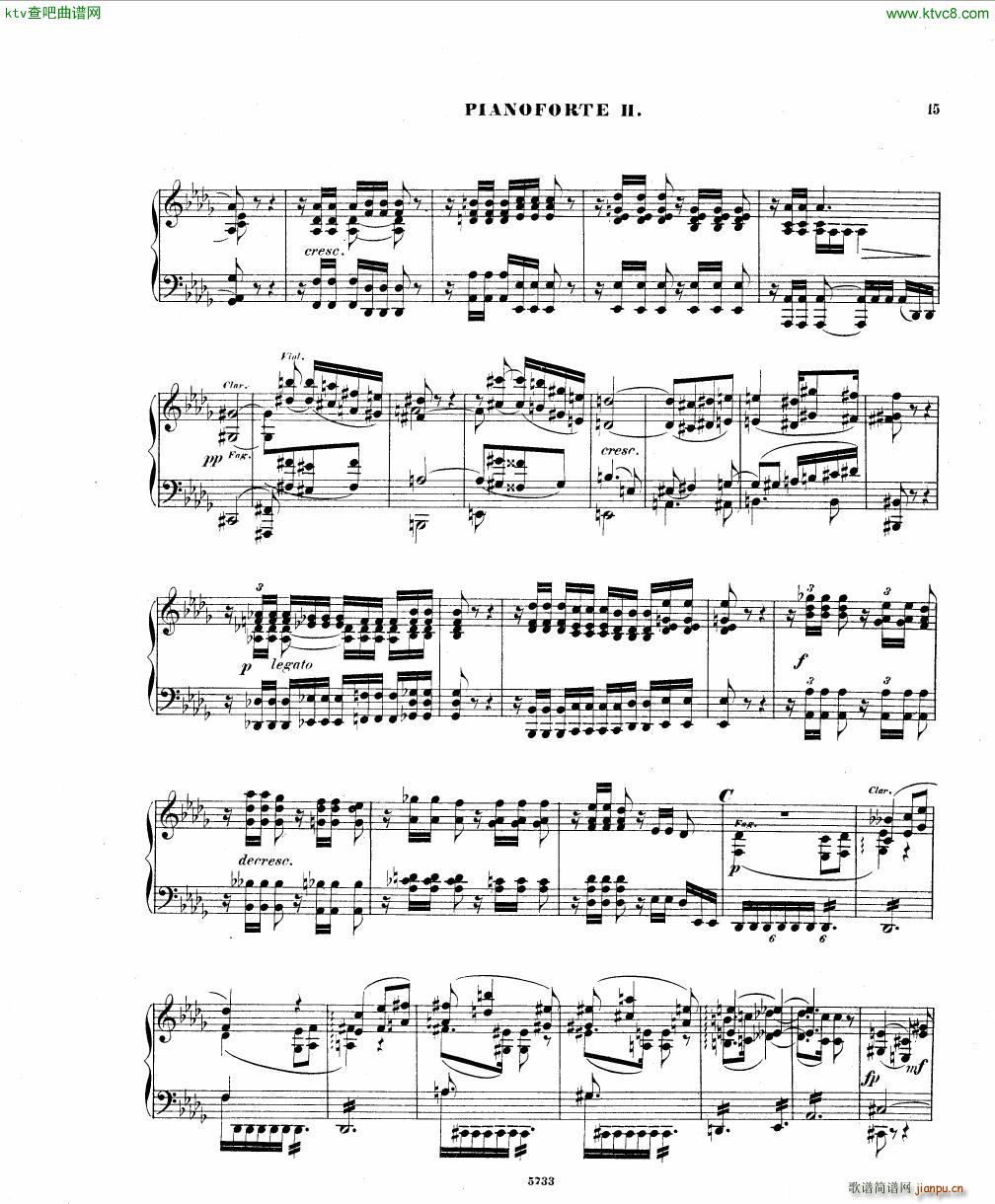 Fuchs Piano concerto Op 27 II()14