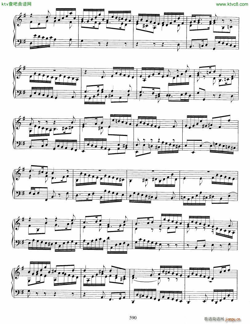 Bach JS BWV 916 Toccata in G()6