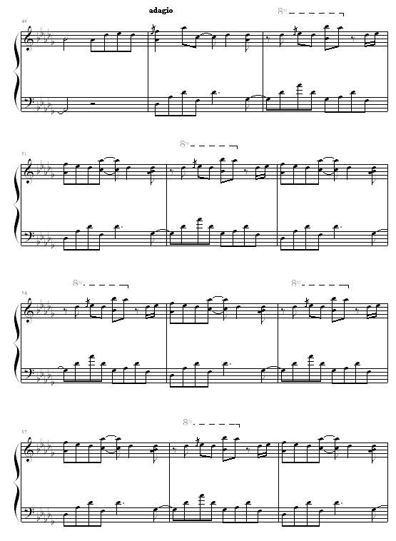 maybe-钢琴谱(钢琴曲)-yiruma