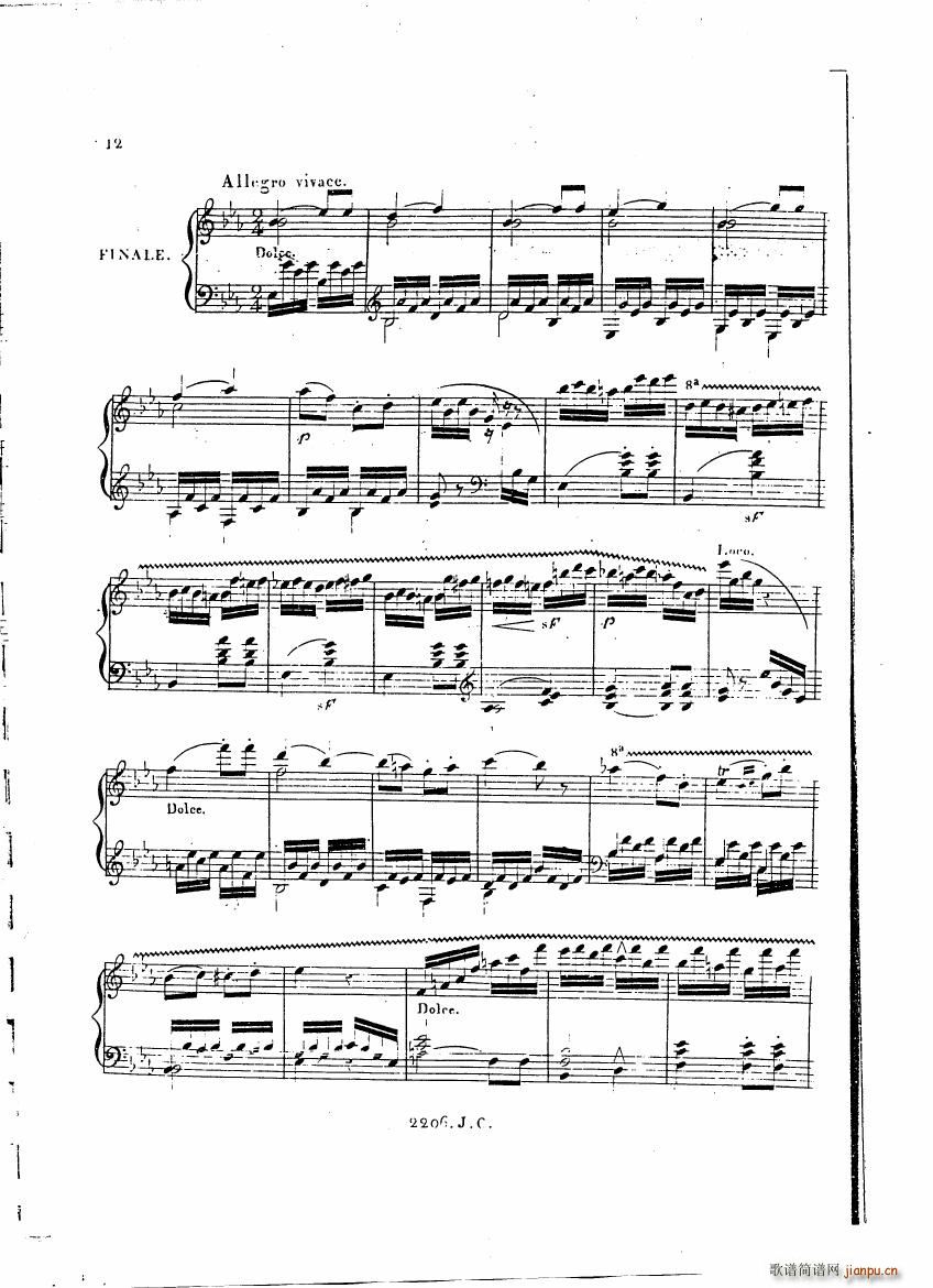 Czerny Variations brillantes()11