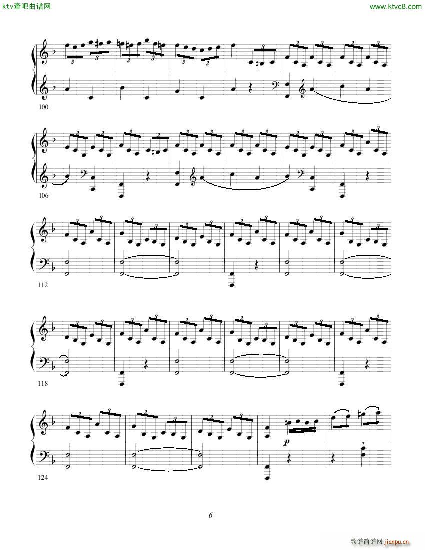 Clementi op 1a No 1 Sonate F major()6