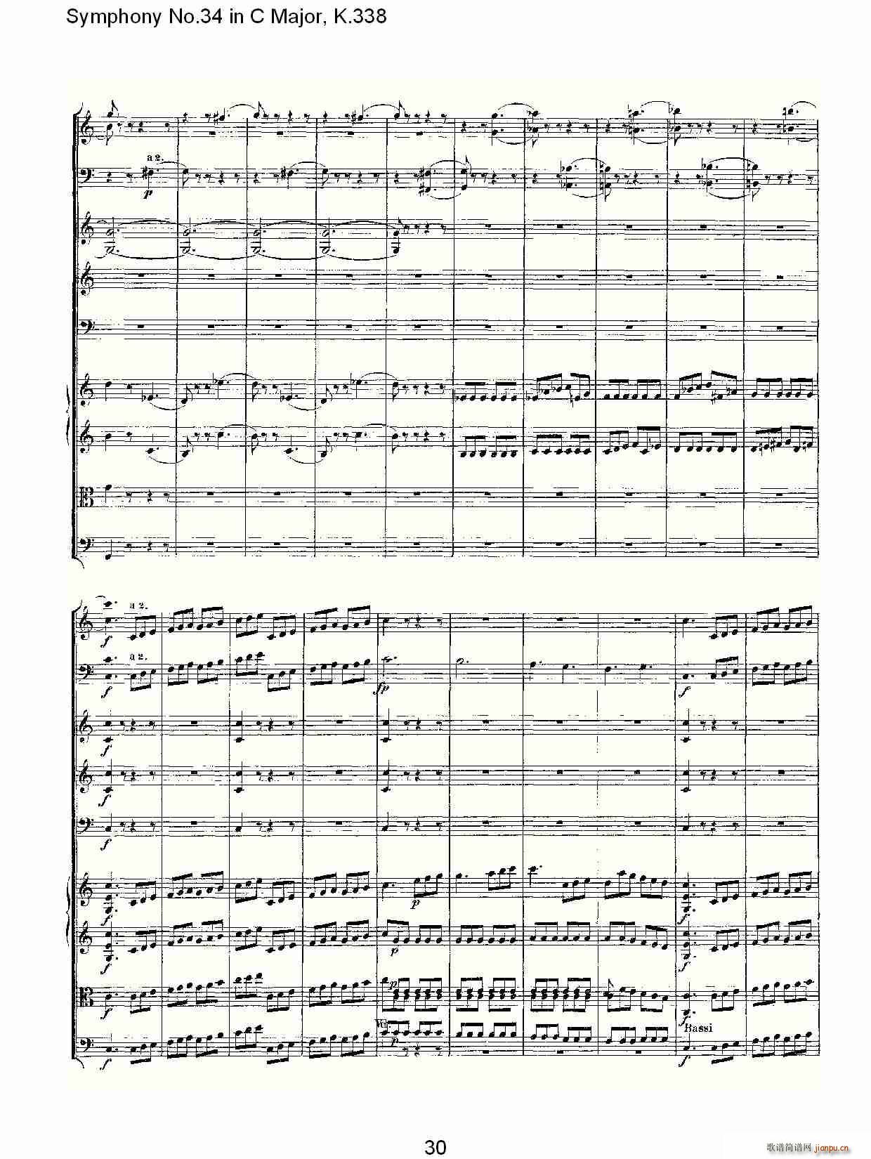 Symphony No.34 in C Major, K.338(ʮּ)30