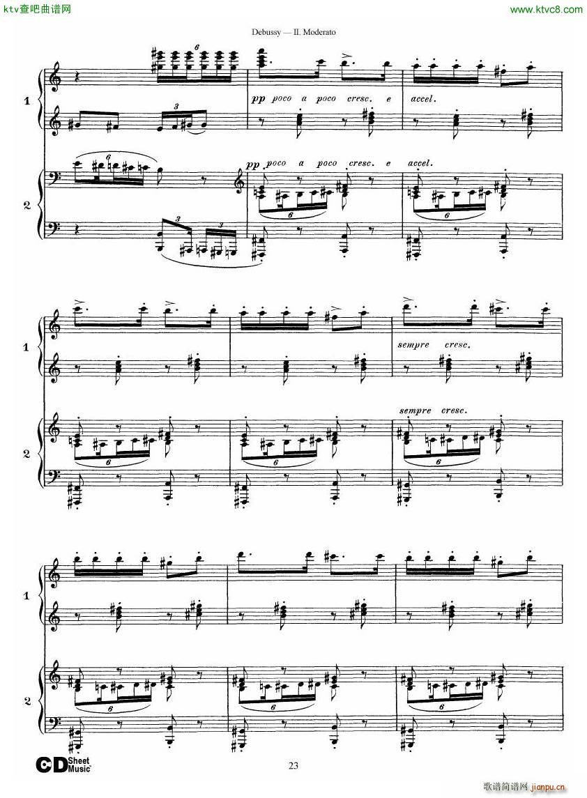 Debussy Printemps II()23