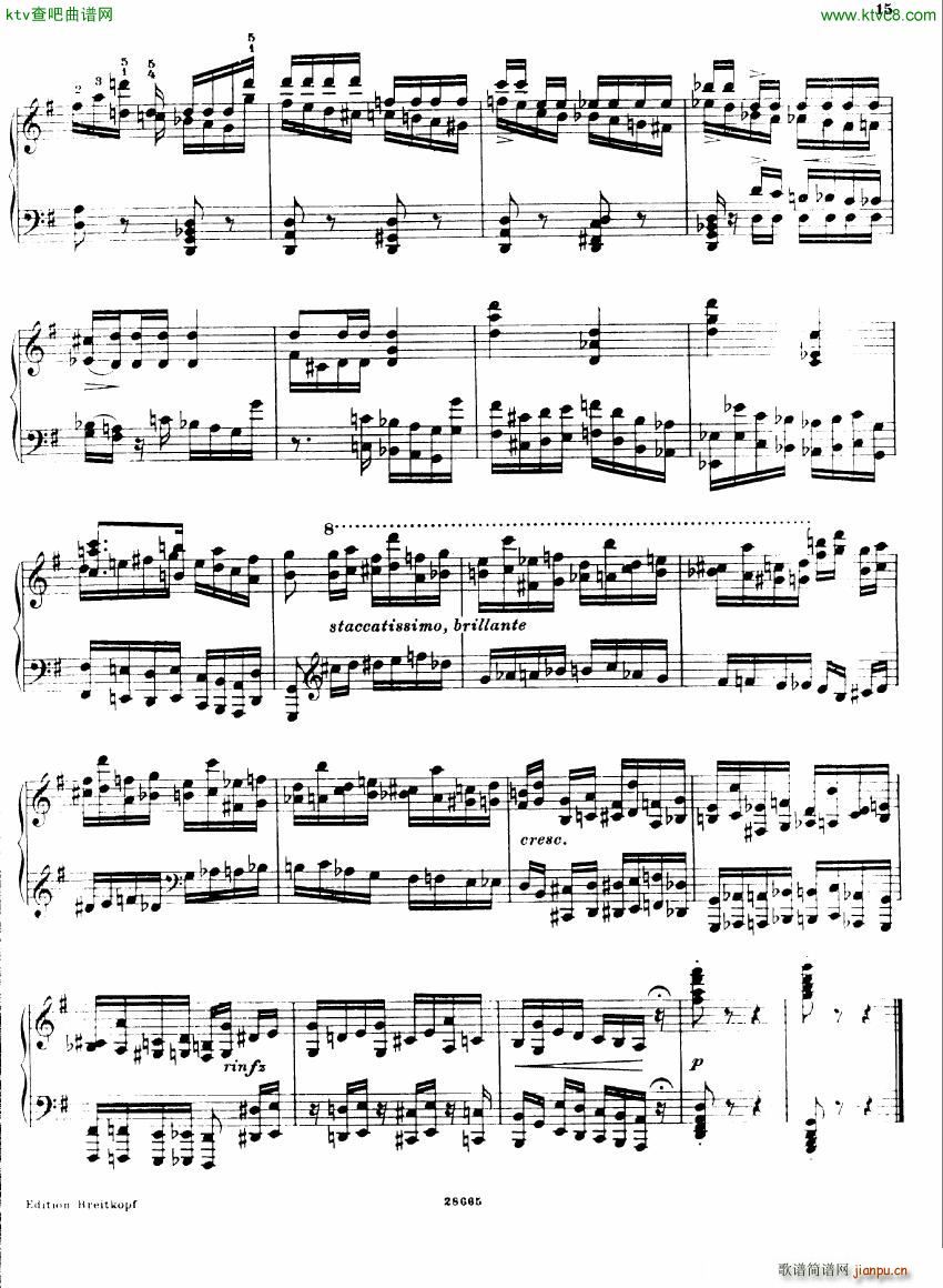 Busoni Etudes 1()15