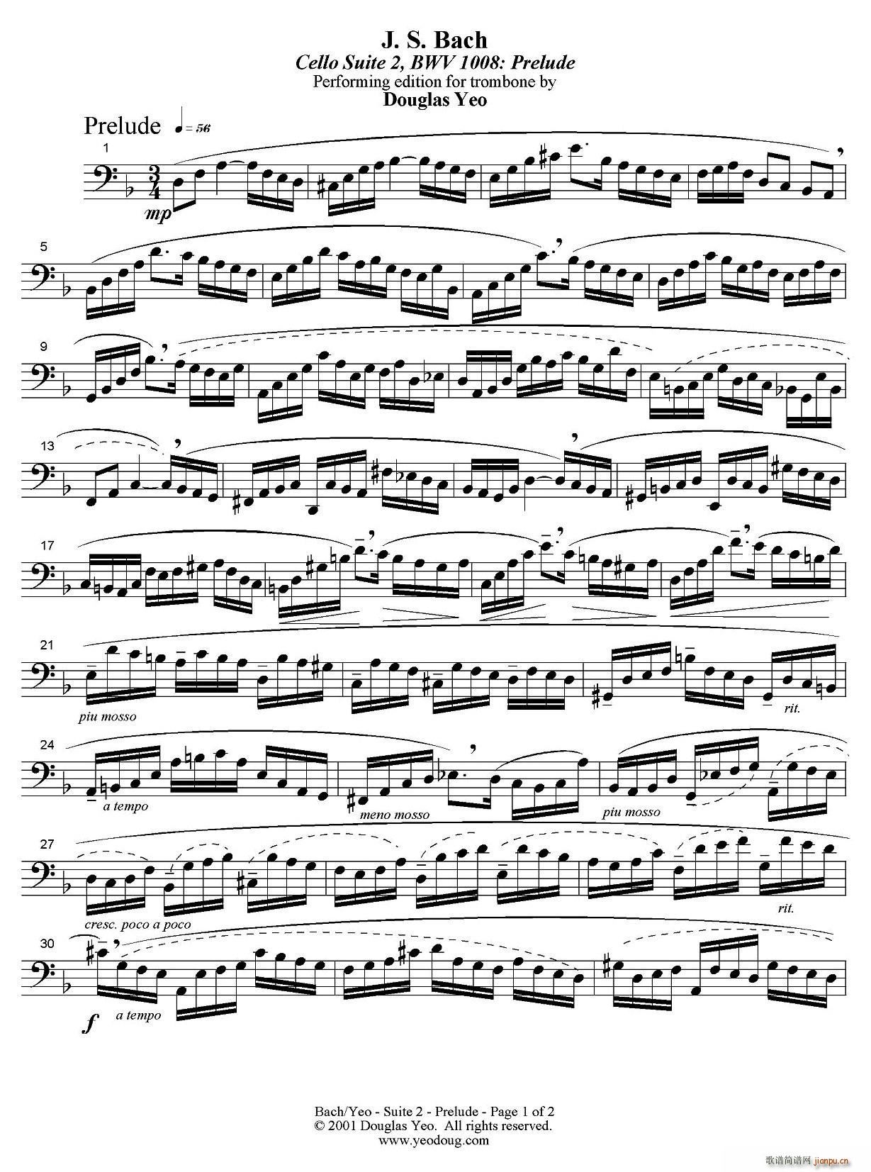 Douglas Yeo Prelude  (ʮּ)1