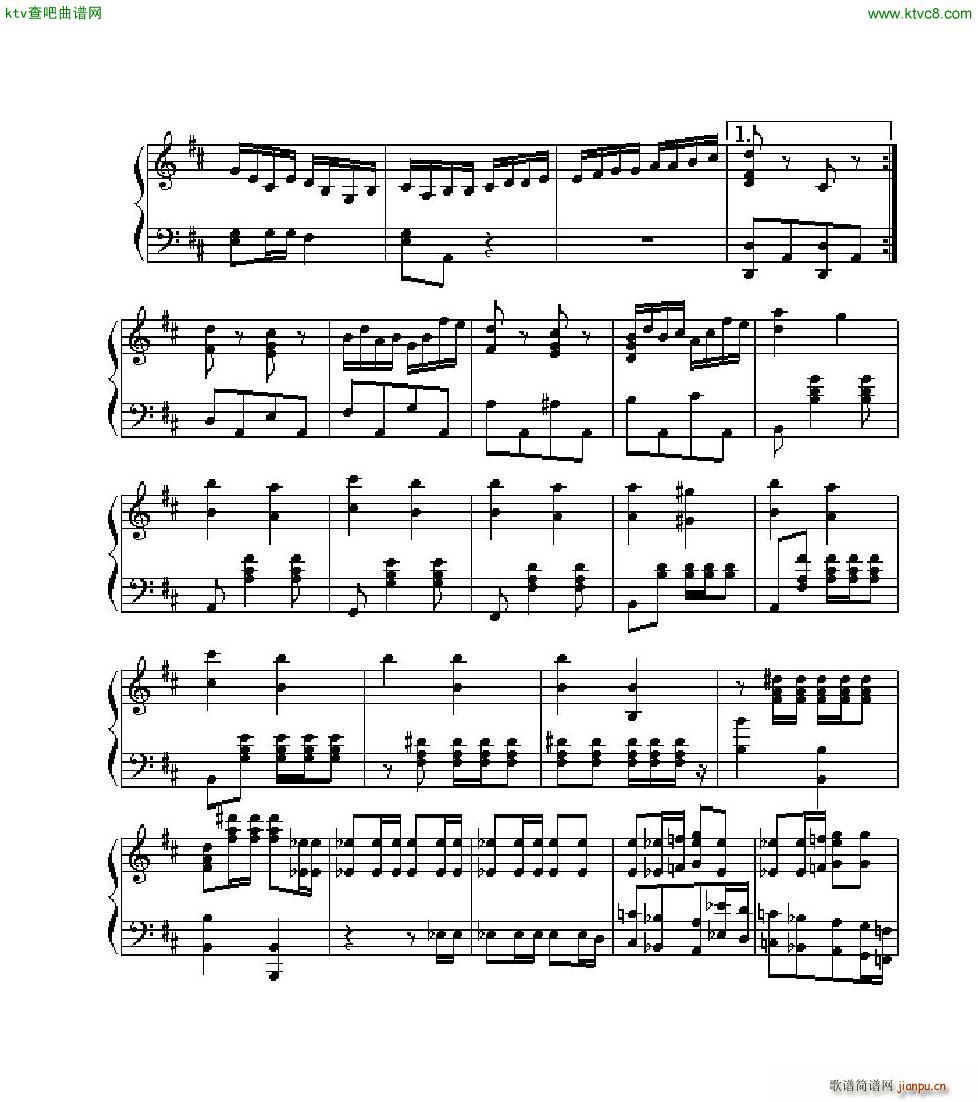 Elgar Pomp and Circumstance Op 39(钢琴谱)3