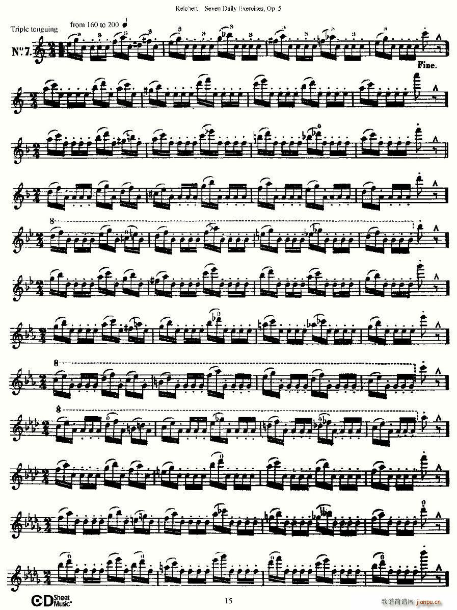 Seven Daily Exercises, Op.5(ʮּ)15