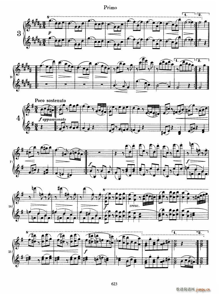 Brahms op 39 Waltzes()5