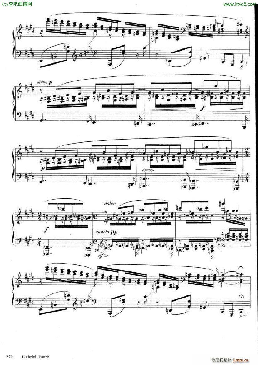 Faur Theme et variations opus 73()12