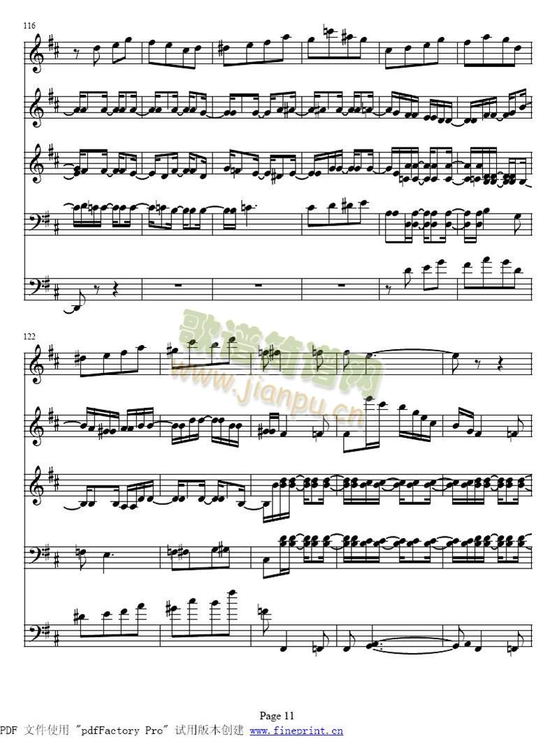 b小调单簧管与弦乐五重奏9-16(其他)3