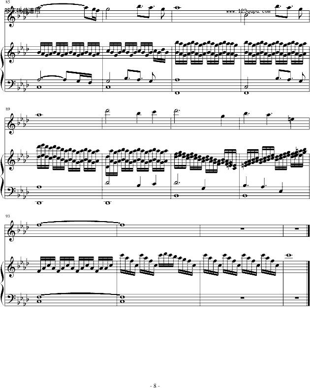 赤信号--劲乐团中的经典歌曲-游戏(钢琴谱)8