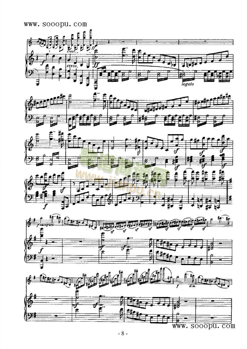 第五小提琴协奏曲弦乐类小提琴(其他乐谱)15