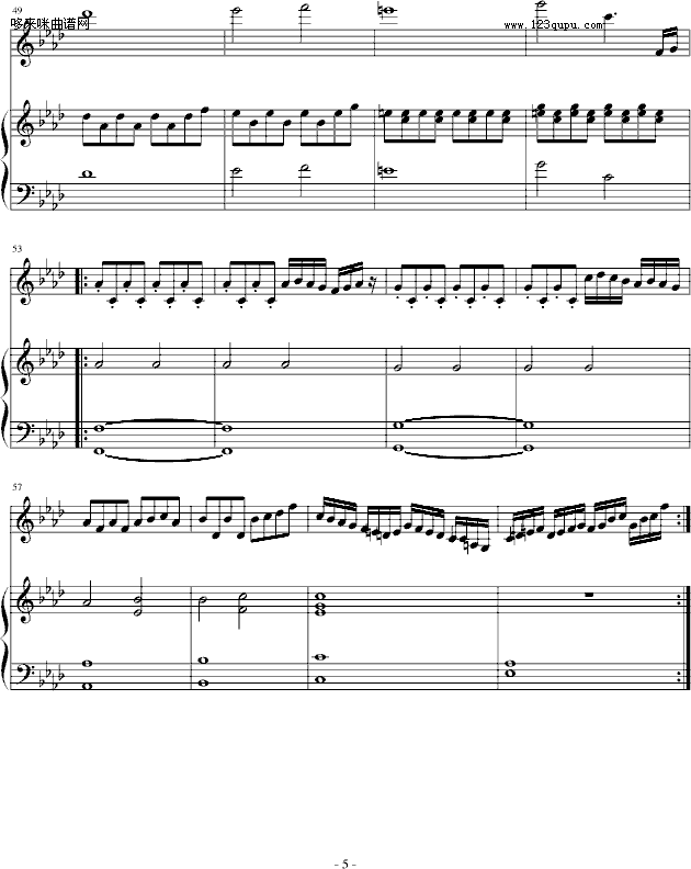赤信号--劲乐团中的经典歌曲-游戏(钢琴谱)5