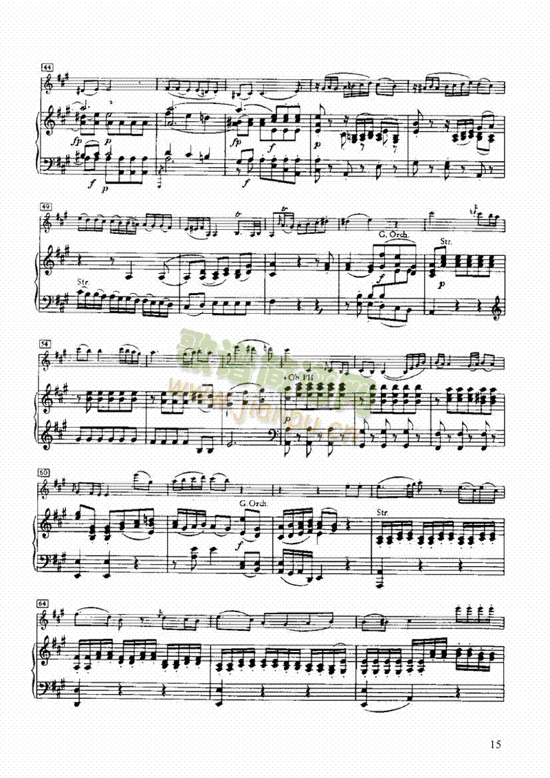 小提琴协奏曲弦乐类小提琴(其他乐谱)15