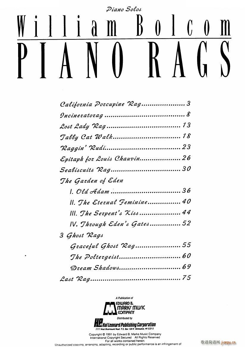 551 classical sheet music piano rags һ()3