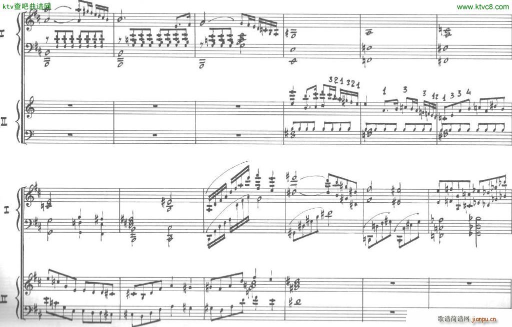 Bolling Sonata for Two Pianist no 2 Part2()8