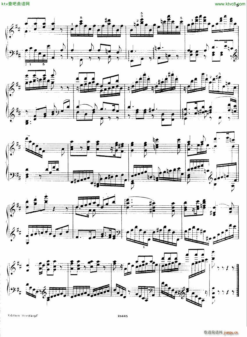 Busoni Etudes 1()9