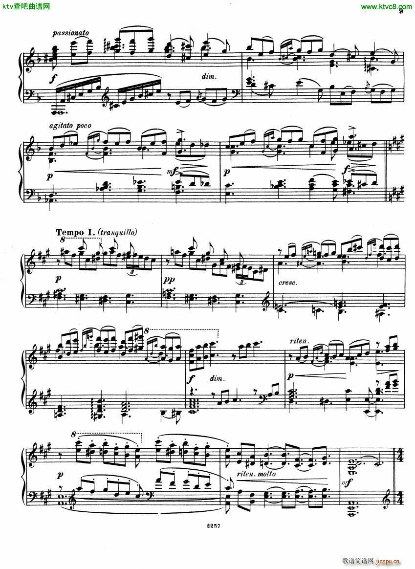 Glazunov Theme et Variations Op 72()9