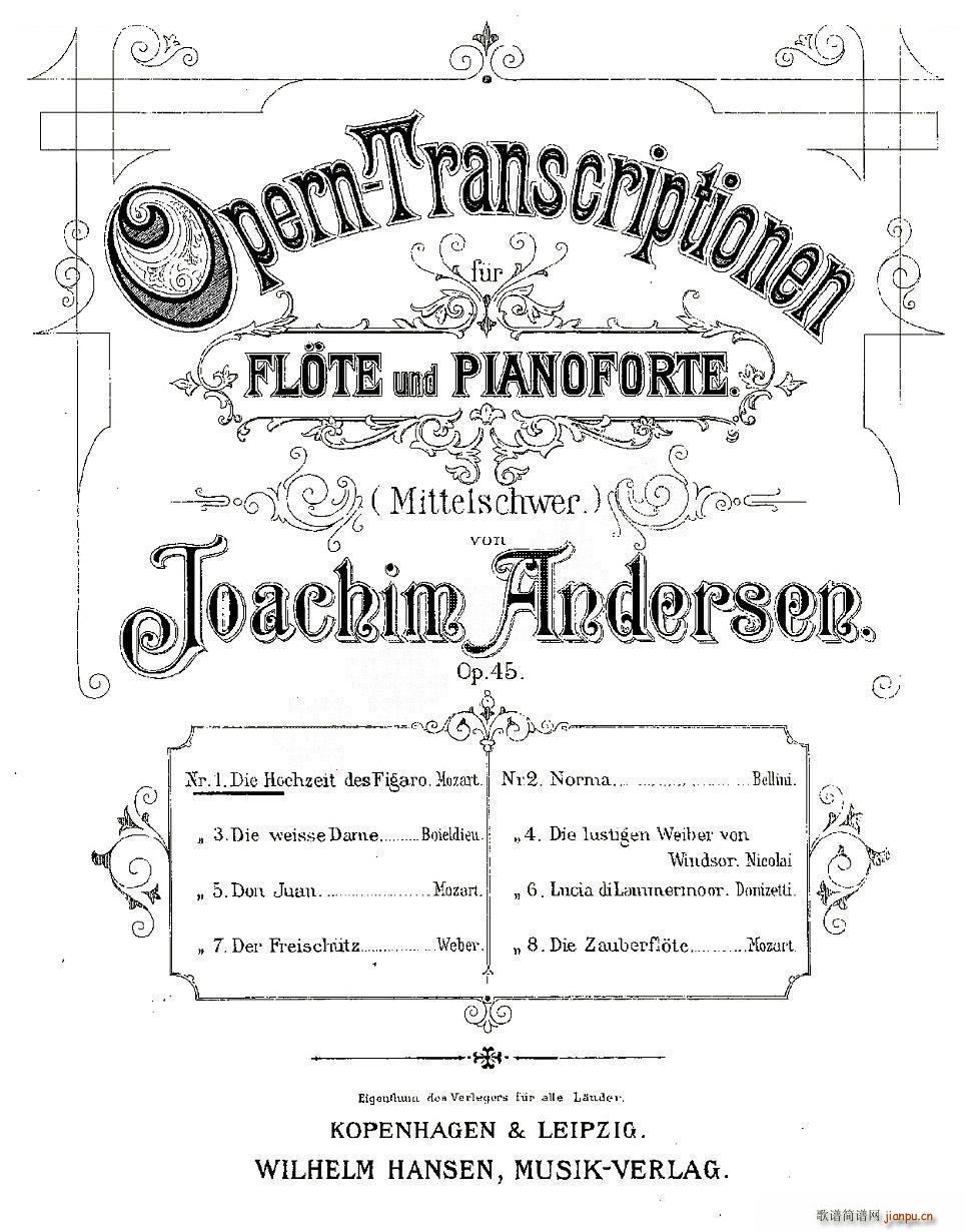 Opern Transcriptionen Op 45 1 ()1