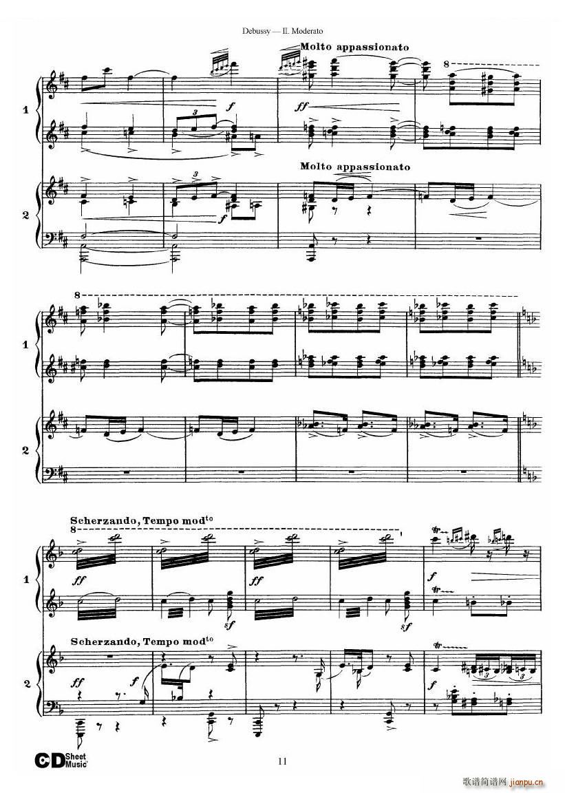 Debussy Printemps II Printemps II(ʮּ)11