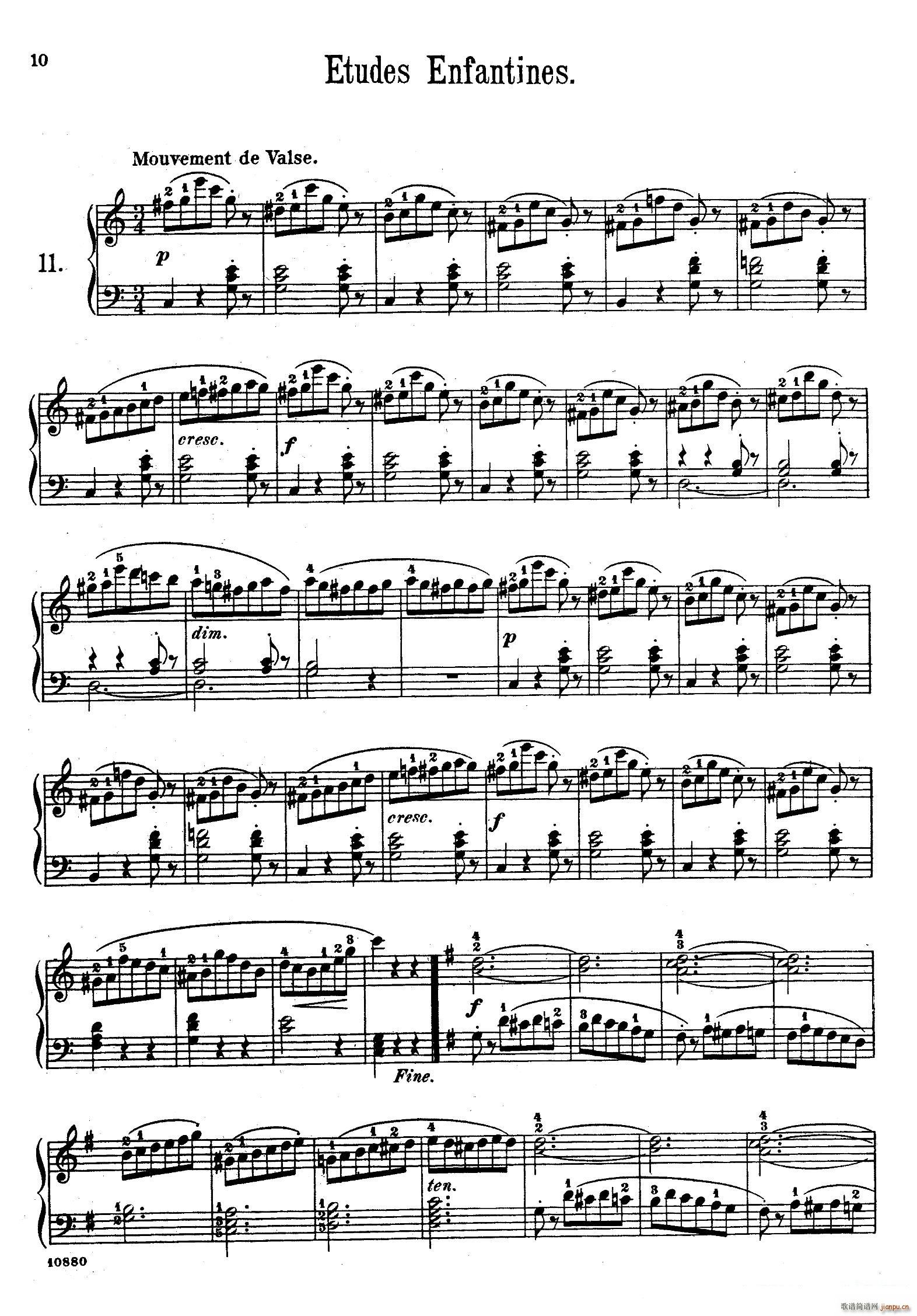Etudes Enfantines Op 37 ͯϰ 11 14()1