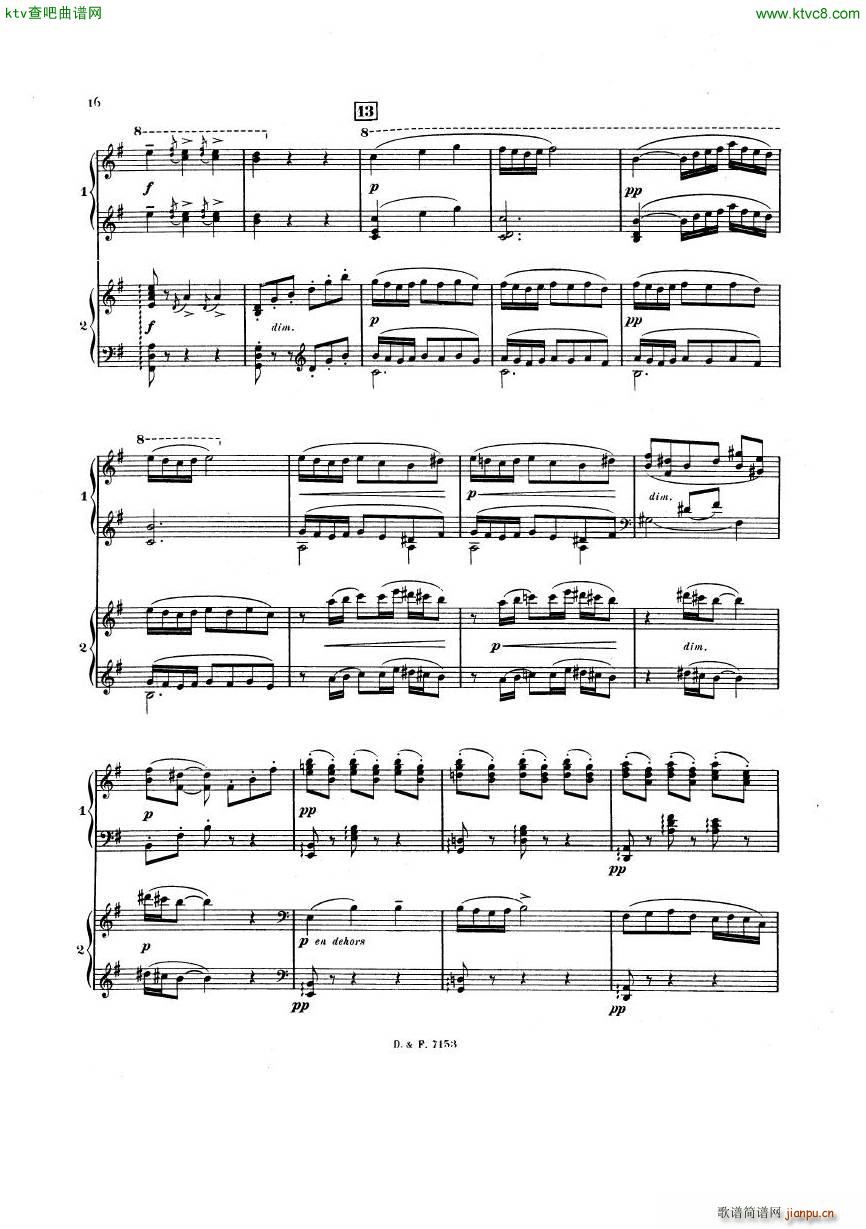 busser debussy Petite Suite 2P()16