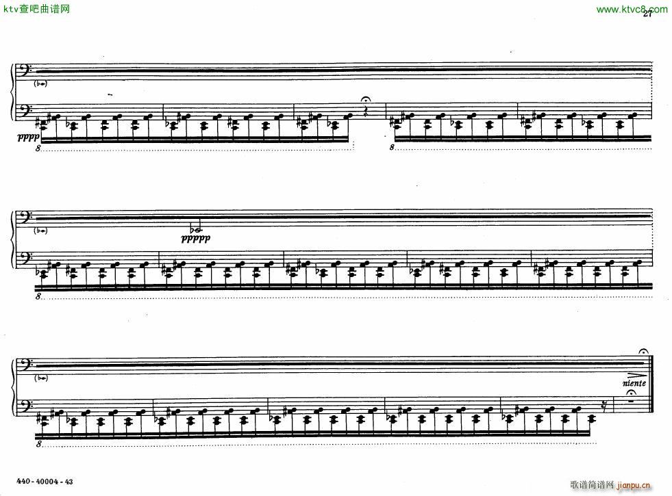Bolcom 12 etudes for piano()27