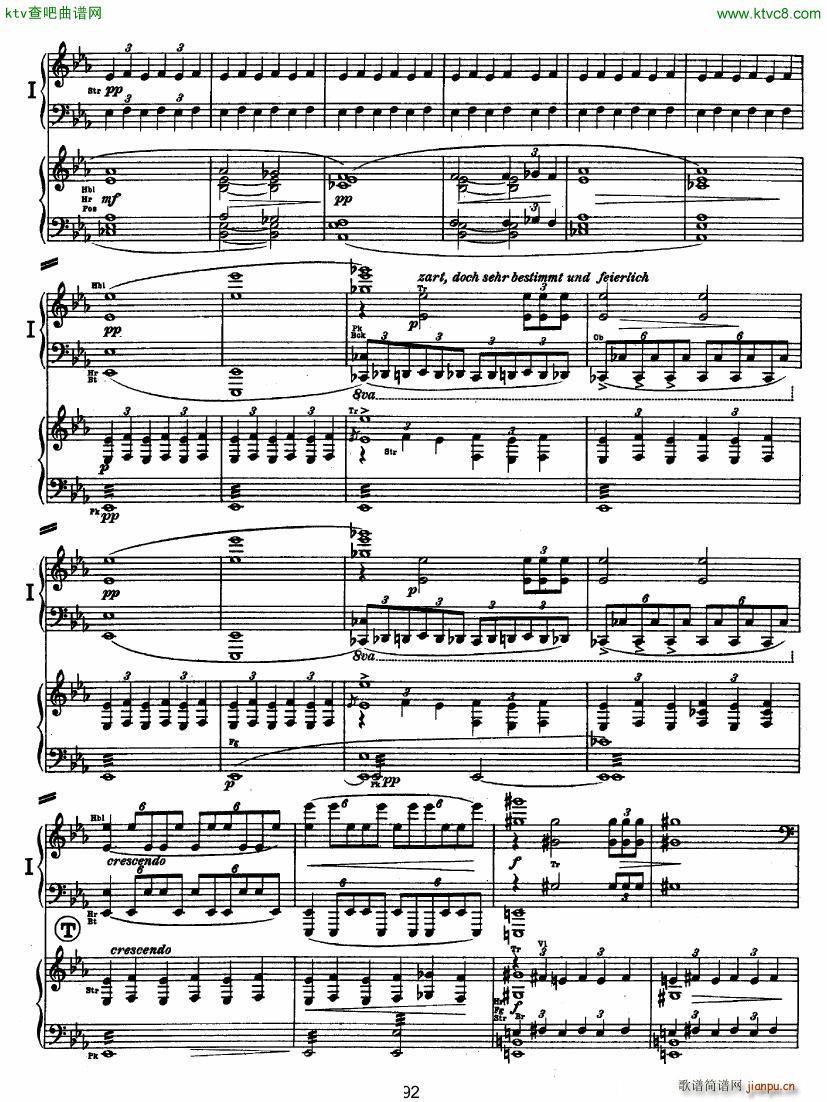 Bruckner Symphony No 4 4 hands arr ()41
