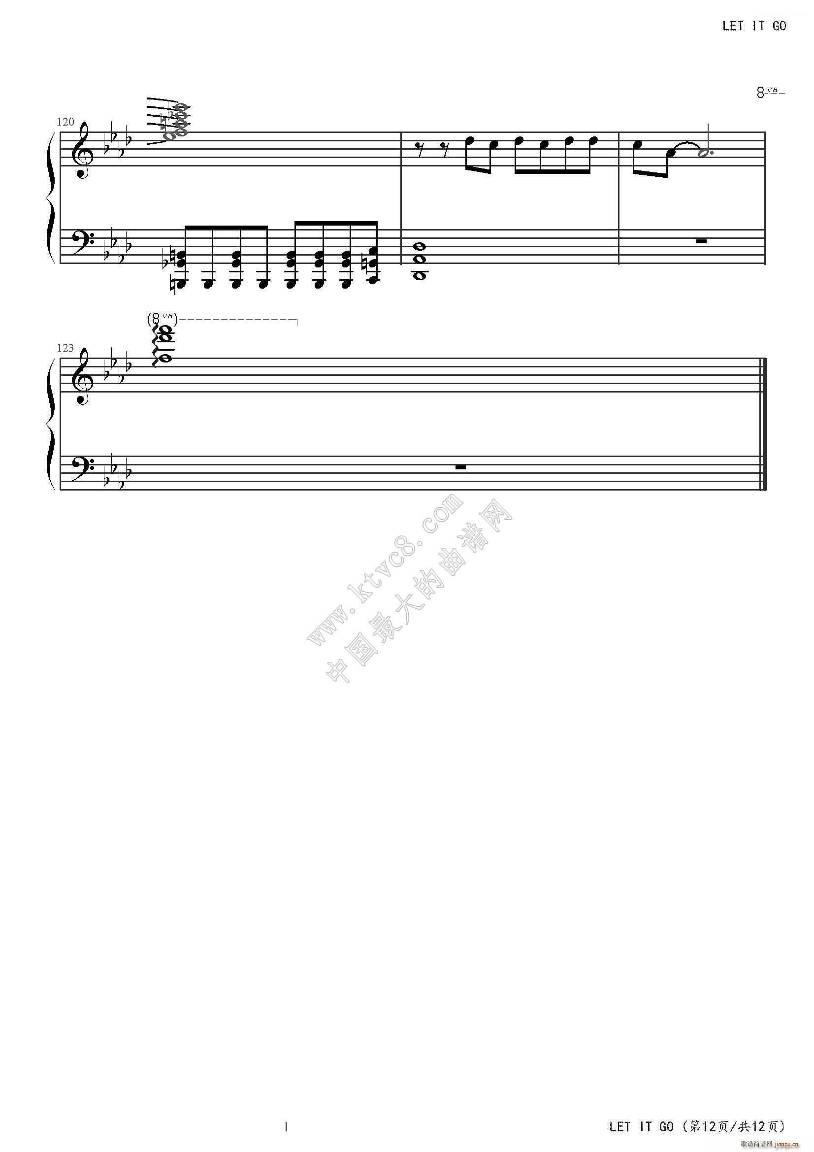 LET IT GO FROZEN()12